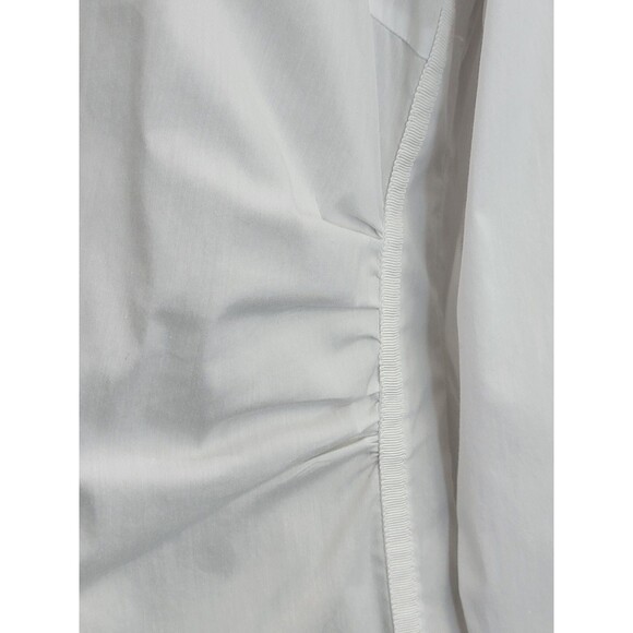 LM Women's Size 40 Marc Aurel White Classic Button Down Blouse Shirt Top EUC - Picture 5 of 15